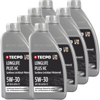 8L TECPO 5W-30 LONGLIFE PLUS MOTORÖL für VW...