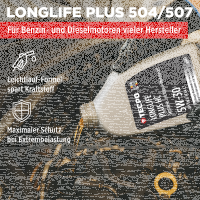 10L TECPO 5W-30 LONGLIFE PLUS MOTORÖL für VW 504.00 507.00 MB 229.31 229.51 BMW LL-04 C30