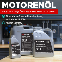 12L TECPO 5W-30 LONGLIFE PLUS MOTORÖL für VW...