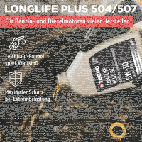 12L TECPO 5W-30 LONGLIFE PLUS MOTORÖL für VW 504.00 507.00 MB 229.31 229.51 BMW LL-04 C30