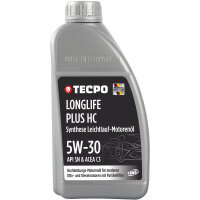 36L TECPO 5W-30 LONGLIFE PLUS MOTORÖL für VW 504.00 507.00 MB 229.31 229.51 BMW LL-04 C30