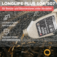 3x 5L TECPO 5W-30 LONGLIFE PLUS MOTORÖL für VW 504.00 507.00 MB 229.31 229.51 BMW LL-04 C30