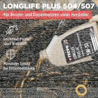 40L TECPO 5W-30 LONGLIFE PLUS MOTORÖL für VW 504.00 507.00 MB 229.31 229.51 BMW LL-04 C30