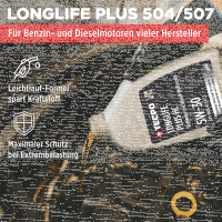 7L TECPO 5W-30 LONGLIFE PLUS MOTORÖL für VW 504.00 507.00 MB 229.31 229.51 BMW LL-04 C30