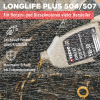 5L TECPO 5W-30 LONGLIFE PLUS MOTORÖL für VW 504.00 507.00 MB 229.31 229.51 BMW LL-04 C30 + Motor Doctor Motoröl Anti-Verschleißschutz, 300 ml