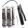 TECPO Mehrzweckfett 4x400g Hochleistungs Li-Komplex Schmierfett KP 2N-30 Lithium Fett + Fettpresse mit Handhebel