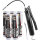 TECPO Mehrzweckfett 5x400g Hochleistungs Li-Komplex Schmierfett KP 2N-30 Lithium Fett + Fettpresse mit Handhebel