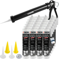 TECPO Scheibenkleber MS-Polymer 24x 290 ml + Einhand...