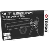 TECPO Scheibenkleber MS-Polymer 3x 290 ml + Skelett Kartuschenpresse