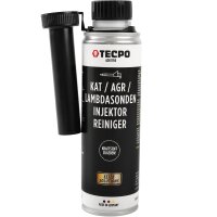 TECPO Benzinkur Set – KAT/AGR & Injektor Reiniger + Benzinsystem Reiniger (4x 300 ml)