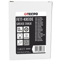 TECPO Fett-Kreide, Reifenmarkierkreide Weiß – 36 Stück, Reifen-Kreide