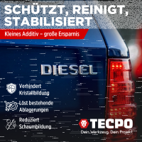 4x TECPO SCR Anti-Kristall Additiv Konzentrat AdBlue® 250 ml