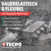 2x TECPO Universal Klebe- und Dichtstoff FLEX SEAL 522 SCHWARZ 1K MS-Polymer UV-stabil und witterungsbeständig
