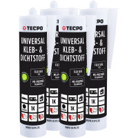 4x TECPO Universal Klebe- und Dichtstoff FLEX SEAL 522...
