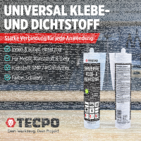 5x TECPO Universal Klebe- und Dichtstoff FLEX SEAL 522...