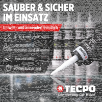 5x TECPO Universal Klebe- und Dichtstoff FLEX SEAL 522 SCHWARZ 1K MS-Polymer UV-stabil und witterungsbeständig