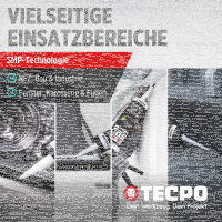 5x TECPO Universal Klebe- und Dichtstoff FLEX SEAL 522 SCHWARZ 1K MS-Polymer UV-stabil und witterungsbeständig