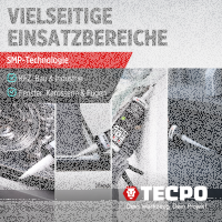 8x TECPO Universal Klebe- und Dichtstoff FLEX SEAL 522 SCHWARZ 1K MS-Polymer UV-stabil und witterungsbeständig