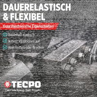 10x TECPO Universal Klebe- und Dichtstoff FLEX SEAL 522 SCHWARZ 1K MS-Polymer UV-stabil und witterungsbeständig