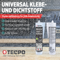 24x TECPO Universal Klebe- und Dichtstoff FLEX SEAL 522...