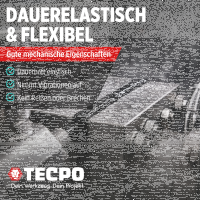 24x TECPO Universal Klebe- und Dichtstoff FLEX SEAL 522 SCHWARZ 1K MS-Polymer UV-stabil und witterungsbeständig