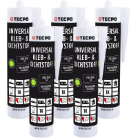5x TECPO KLEBE UND DICHTSTOFF UNIVERSAL FLEX SEAL 522...