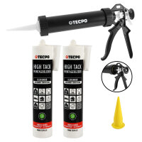 2x TECPO Montagekleber HIGH TACK Baukleber 455g Kleber +...