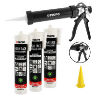 3x TECPO Montagekleber HIGH TACK Baukleber 455g Kleber +...