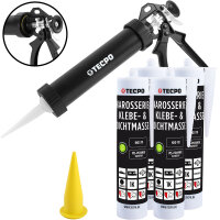 4x TECPO Karosserie Klebe & Dichtmasse KKD 701...