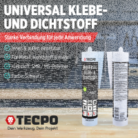 1x TECPO Universal Klebe- und Dichtstoff FLEX SEAL 522...