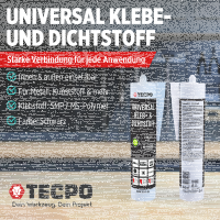 2x TECPO Universal Klebe- und Dichtstoff FLEX SEAL 522...