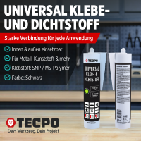 5x TECPO Universal Klebe- und Dichtstoff FLEX SEAL 522...
