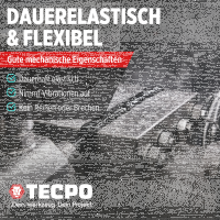 6x TECPO Universal Klebe- und Dichtstoff FLEX SEAL 522 SCHWARZ 1K MS-Polymer UV-stabil und witterungsbeständig + Alu-Kartuschenpresse 220 mm