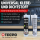 6x TECPO Universal Klebe- und Dichtstoff FLEX SEAL 522 SCHWARZ 1K MS-Polymer UV-stabil und witterungsbeständig + Alu-Kartuschenpresse 220 mm