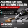 6x TECPO Universal Klebe- und Dichtstoff FLEX SEAL 522 SCHWARZ 1K MS-Polymer UV-stabil und witterungsbeständig + Alu-Kartuschenpresse 220 mm