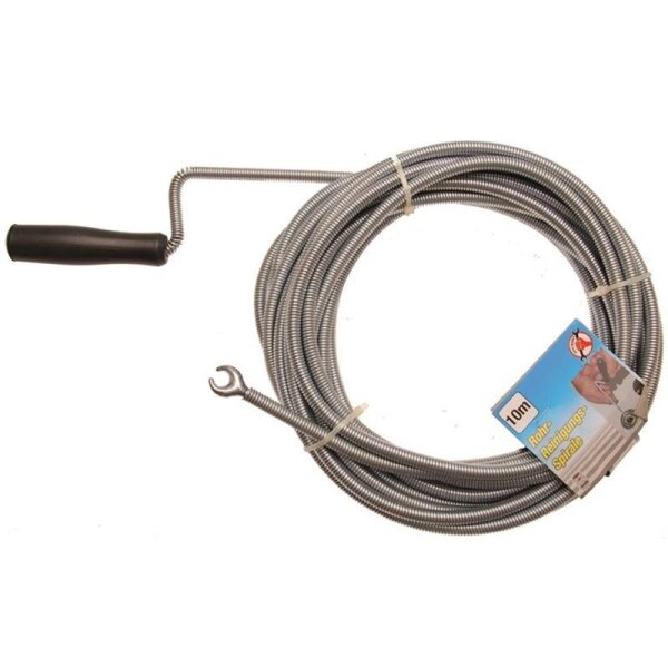 BGS DIY Rohr-Reinigungsspirale, 10 m