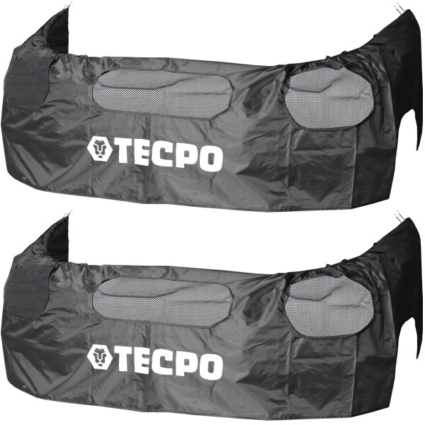 2x TECPO Pkw Frontschoner Universal Schoner KFZ Auto Frontabdeckung Kotflügel-Schutz