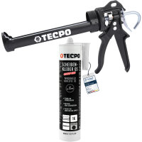 TECPO Scheibenkleber 290 ml MS-Polymer + Kartuschenpresse...