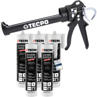 5x TECPO Scheibenkleber 290 ml MS-Polymer +...