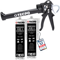 2x TECPO KKD 801 Karosserie Klebe- und Dichtmasse, 370g +...