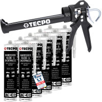 10x TECPO KKD 801 Karosserie Klebe- und Dichtmasse, 370g...