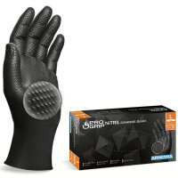 PROGRIP Nitril Diamond Black Einmalhandschuhe, puderfrei,...