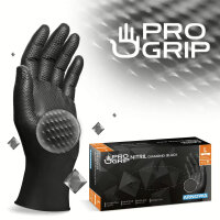 PROGRIP Nitril Diamond Black Einmalhandschuhe, puderfrei,...