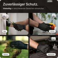 PROGRIP Nitril Diamond Black Einmalhandschuhe, puderfrei, schwarz, 50er-Box, Größe L