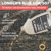 Inspektionspaket für VAG + 5L TECPO 5W-30 LONGLIFE PLUS MOTORÖL für VW 504.00 507.00