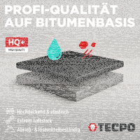 TECPO Unterbodenschutz schwarz Bitumen Steinschlagschutz, 1 Liter