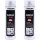 2x TECPO Klarlack Autolack glänzend Sprühlack, 500 ml