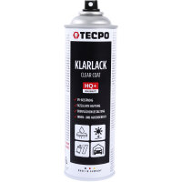TECPO Felgensilber-Spray Felgenlack Lackspray, 500 ml + Klarlack Autolack glänzend Sprühlack, 500 ml