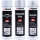 TECPO Haftgrund Grundierung grau Primer, 500 ml + Felgensilber-Spray Felgenlack Lackspray, 500 ml + Klarlack glänzend, 500 ml
