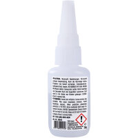 TECPO 1K Sekundenkleber dünnflüssig 20g extra stark Superkleber Cyanacrylat Klebstoff